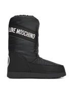 Śniegowce damskie - LOVE MOSCHINO Śniegowce JA24032G1NISA000 Czarny - miniaturka - grafika 1