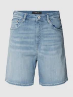 Spodenki damskie - Szorty jeansowe z czystej bawełny model ‘SHIRBEY’ - miniaturka - grafika 1