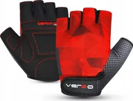 Rękawiczki rowerowe - Rękawiczki rower Verso SB-01-2420-JJ czarno-czerwone L - miniaturka - grafika 1