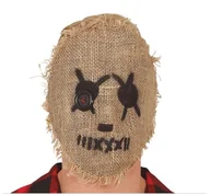 Dodatki do strojów karnawałowych - Maska "Laleczka VooDoo" juta - miniaturka - grafika 1