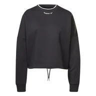 Bluzy damskie - Damska Bluza REEBOK RIE FLEECE CREW HT8049 – Czarny - miniaturka - grafika 1