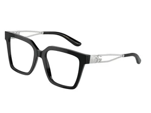 Dioptrie szkieł Dolce & Gabbana DG3376B 501 - Okulary korekcyjne, oprawki, szkła - miniaturka - grafika 1