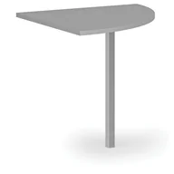 Inne meble biurowe - Dostawka narożna do biurek PRIMO, 800 mm, szary - miniaturka - grafika 1