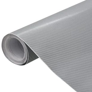 shumee Folie samochodowe 4D 2 szt. srebrne 100x150 cm - Akcesoria motoryzacyjne - miniaturka - grafika 1