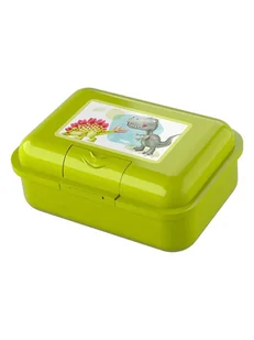 Haba Śniadaniówka "Dinos" w kolorze zielonym - Sztućce dla dzieci - miniaturka - grafika 1