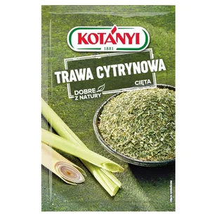 Kotanyi TRAWA CYTRYNOWA 15G 352204 - Przyprawy i zioła sypkie - miniaturka - grafika 1