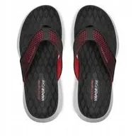 Klapki i japonki męskie - SKECHERS JAPONKI MĘSKIE CZARNE WSUWANE NA LATO 47 Ż9H - miniaturka - grafika 1