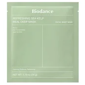 Maseczki do twarzy - Biodance - Refreshing Sea Kelp Real Deep Mask Hydrożelowa kojąco-nawilżająca maska do twarzy - miniaturka - grafika 1