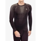 Pozostała odzież narciarska - Bluza termoaktywna męska Odlo Performance Warm Blackcomb BL Top Crew Neck LS - miniaturka - grafika 1