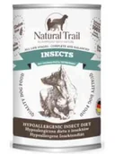 Mokra karma dla psów - Natural Trail Natural Trail INSECTS 350g puszka jednobiałkowa hipoalergiczna mokra karma z owadów dla psów dorosłych - miniaturka - grafika 1