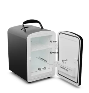 Lodówka Kosmetyczna Czarna Matowa ze Srebrnym Logo - Pozostałe urządzenia kosmetyczne - miniaturka - grafika 5