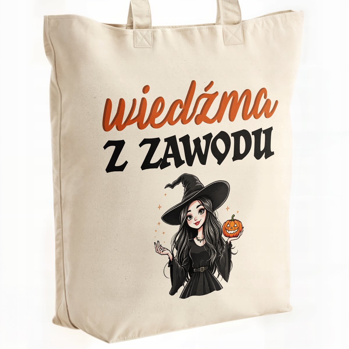 Torba bawełniana premium Wiedźma Z Zawodu Zabawny Prezent