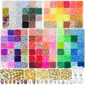 Prace ręczne dla dzieci - Zestaw do robienia Bransoletek Biżuterii Bardzo Duży Zestaw XXL FR1010-A - miniaturka - grafika 1