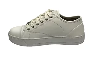 Guess buty męskie trampki Udine Carryover skóra biały US23GU05 FM5UDILEA12, Biały, 44 EU - Trampki męskie - miniaturka - grafika 1