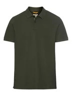 Koszulki męskie - Camel Active Koszulka polo w kolorze ciemnozielonym - miniaturka - grafika 1