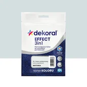 Farby wewnętrzne - Dekoral Tester  farby Efect 3w1 Szary platynowy 40 ml - miniaturka - grafika 1