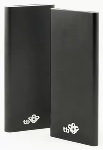TB Power Bank 9000 czarny, dual USB, aluminium - Powerbanki - miniaturka - grafika 1