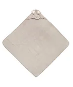 Okrycia kąpielowe dla dzieci - Bathfriends Okrycie Kąpielowe 100X100 Słoń Grey - miniaturka - grafika 1