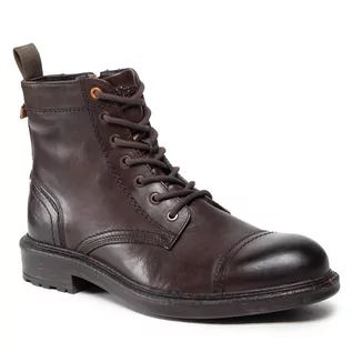 Kozaki damskie - Kozaki Wrangler - Freedom Boot WM22080A Dk.Brown 030 - grafika 1