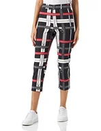 Spodnie damskie - Love Moschino Capri Trousers Spodnie Damskie Casual, Czarny, 42 - miniaturka - grafika 1
