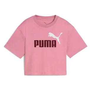 PUMA Dziewczęca koszulka Ess 2 Color No. 1 Logo​ krótka koszulka G (1 opakowanie) - Koszulki męskie - miniaturka - grafika 1