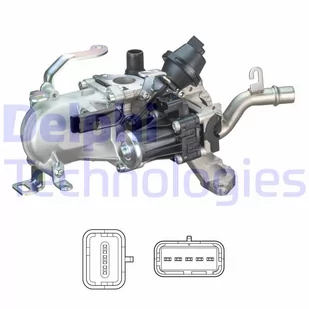 Zawór AGR Delphi EG10452-12B1 - Układ zasilania - akcesoria - miniaturka - grafika 1