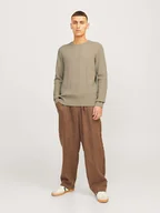 Swetry męskie - Jack & Jones Sweter w kolorze beżowym - miniaturka - grafika 1
