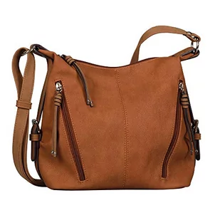 TOM TAILOR Damska torba na ramię CAIA, 26x12x26, koniak, 26x12x26 - Torebki damskie - miniaturka - grafika 1