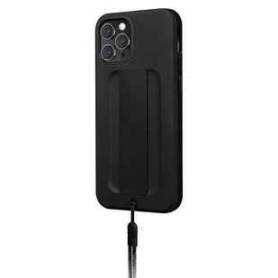 UNIQ etui Heldro iPhone 12 Pro Max 6,7" czarny/midnight black Antimicrobial - Etui i futerały do telefonów - miniaturka - grafika 2