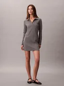 Sukienki - Calvin Klein Sukienka w kolorze szarym - miniaturka - grafika 1