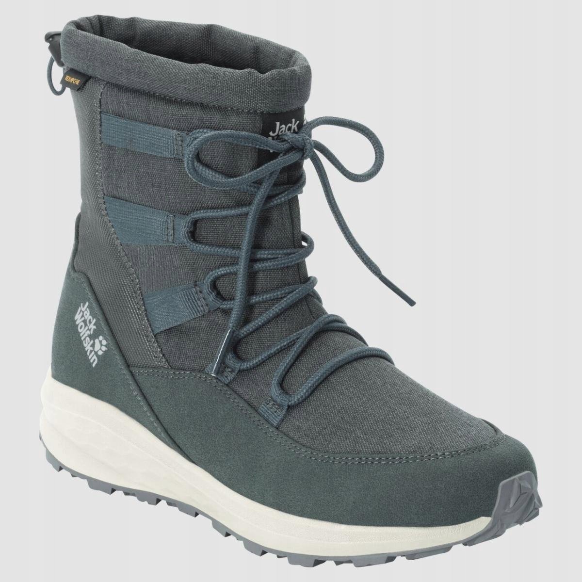 JACK WOLFSKIN ŚNIEGOWCE ZIELONE LOGO 40,5 1MXC