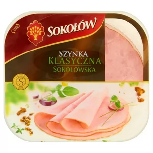 Sokołów Szynka klasyczna sokołowska 148 g - Kiełbasa i wędliny - miniaturka - grafika 1