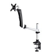 Uchwyty do monitorów - StarTech 1MP1ACG-MONITOR-ARM uchwyt / stojak do monitorów 76,2 cm (30") Biurko Czarny, Srebrny - miniaturka - grafika 1