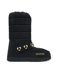 LOVE MOSCHINO Śniegowce JA24192G1NISD00B Czarny - Śniegowce damskie - miniaturka - grafika 1