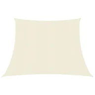 Parasole ogrodowe - vidaXL Żagiel przeciwsłoneczny, 160 g/m, kremowy, 3/4x2 m, HDPE 311213 - miniaturka - grafika 1