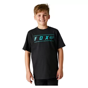 Koszulka T-Shirt FOX JUNIOR PINNACLE BLACK , kolor czarny rozmiar YM - Odzież motocyklowa - miniaturka - grafika 1