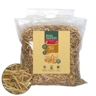 REAL NATURE Złota słoma 1 kg - Akcesoria do hodowli zwierząt - miniaturka - grafika 1
