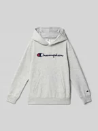 Swetry dla chłopców - Bluza z kapturem z wyhaftowanym logo - miniaturka - grafika 1