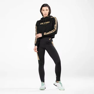 Bluzy sportowe damskie - Damska bluza sportowa z kapturem Olimp - WMS Tracksuit Top Gold Series-XL - grafika 1