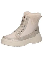 Kozaki damskie - Caprice Damskie ciepłe buty 9-26200-43, modne kozaki, Cream Comb, 38,5 EU - miniaturka - grafika 1
