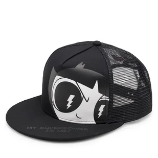 Czapka z daszkiem Sprandi ACCCS-AW23-103WBPPG Czarny - Czapki dla dzieci - miniaturka - grafika 1