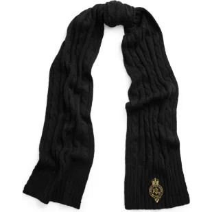 LAUREN RALPH LAUREN Szal z dodatkiem wełny - Apaszki i szaliki damskie - miniaturka - grafika 1
