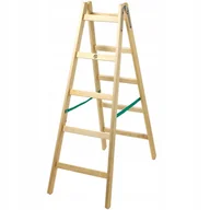 Drabiny - Drabina drewniana Salo, 5 stopni, 150 kg - miniaturka - grafika 1