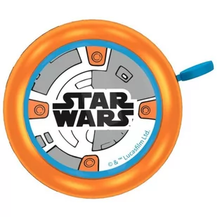 Dzwonek rowerowy Disney Star Wars BB8 pomarańczowy - Dzwonki do roweru - miniaturka - grafika 1
