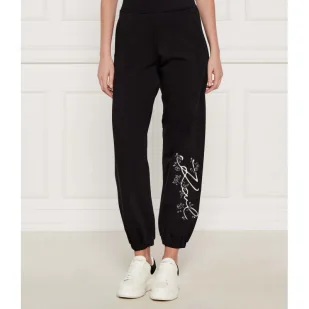 Karl Lagerfeld Spodnie dresowe Orchid Regular Fit - Dresy damskie - miniaturka - grafika 1