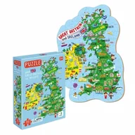 Puzzle - Puzzle 100 Mapa Wielkiej Brytanii i Irlandii - miniaturka - grafika 1