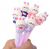 Cienkopisy - Długopisy KRÓLIKI zające świąteczne cienkopisy króliczek zajączek WIELKANOC - miniaturka - grafika 1