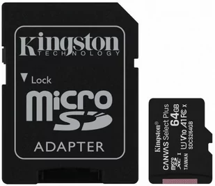 Kingston Canvas Select Plus 64GB (SDCS2/64GB) - Karty pamięci - miniaturka - grafika 3