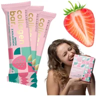 Batoniki - BATON COLLAGEN BAR BOX PRIMABIOTIC smak truskawkowy 12szt. - miniaturka - grafika 1