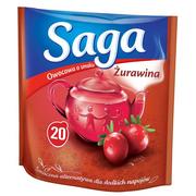 Herbata - Saga Unilever Herbata owocowa Żurawina, 34 g, 20 szt. - miniaturka - grafika 1